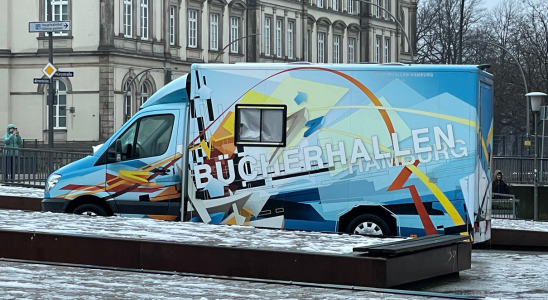 Auto der Hamburger Bücherhallen